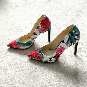 Nine West Size 5 1/2 US Multicolor Sandals